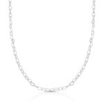 COLAR DE PRATA LISO CORAÇÃO 42CM DE COMPRIMENTO + 5CM DE EXTENSOR 21300