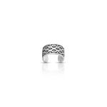 PIERCING DE PRATA LISO 6 X 10 MM TRABALHADO VENDA POR UNIDADE NÃO POR PAR 21391