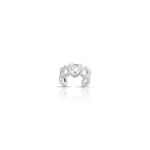PIERCING DE PRATA SOLITARIO 5 X 10 MM ZIRCONE CENTRAL CORAÇÃO 5 MM UNIDADE VENDA POR UNIDADE NÃO POR PAR 21381