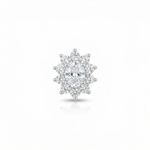 PINGENTE DE PRATA PAVE FLOR 500971