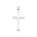 PINGENTE DE PRATA RELIGIOSO CRUZ 16 MM X 26 MM LISO 20961