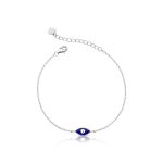 PULSEIRA DE PRATA OLHO GREGO 18493