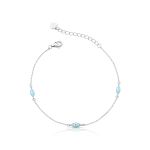 PULSEIRA DE PRATA OLHO GREGO 18495