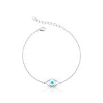 PULSEIRA DE PRATA OLHO GREGO 18503