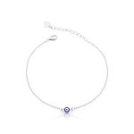 PULSEIRA DE PRATA OLHO GREGO 18510