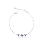 PULSEIRA DE PRATA OLHO GREGO 18511