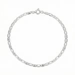 PULSEIRA DE PRATA PIASTRINI F060 21CM