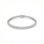 PULSEIRA DE PRATA RIVIERA GOTAS 18 CM 500977