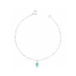 PULSEIRA DE PRATA SOLITARIO COM NANO TURMALINAS