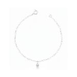 PULSEIRA DE PRATA SOLITARIO COM NANO ZIRCONES