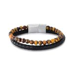 PULSEIRA MASCULINA OLHO DE TIGRE 21794
