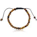 PULSEIRA MASCULINA OLHO DE TIGRE ACO 21807