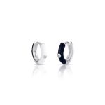 ARGOLA ESMALTADO BICOLOR 2 ZIRCONES