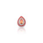 PINGENTE ESMALTADO FENDI GOTA COM 17 ZIRCONES