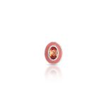PINGENTE ESMALTADO FENDI OVAL COM 1 ZIRCONE