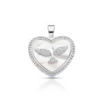 PINGENTE PEROLA ESPIRITO SANTO 55 ZIRCONES