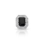 PINGENTE CRISTAL QUADRADO 75 PEDRAS