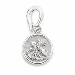 PINGENTE DE PRATA CLICK RELIGIOSO SÃO JORGE 501503