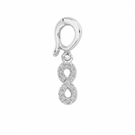 PINGENTE DE PRATA CLICK PAVE INFINITO 501506
