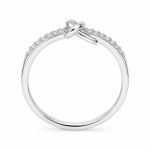ANEL DE PRATA PAVE ENTRELAÇADO 501080