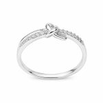 ANEL DE PRATA PAVE ENTRELAÇADO 501080