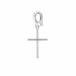 PINGENTE DE PRATA CLICK RELIGIOSO CRUZ LISA 501501