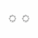 BRINCO CIRCULO COM CZ RETANGULAR 18144