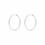 ARGOLA DE PRATA  FIO REDONDO 10 MM