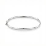 BRACELETE DE PRATA OVAL ANATOMICO F400