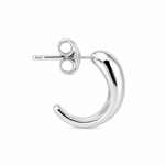 ARGOLA DE PRATA LISA DUPLO FIO 13 MM 500875