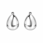 ARGOLA DE PRATA LISA GOTA 11 MM 500878