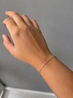 PULSEIRA DE PRATA SINGAPURA 1MM 18 CM