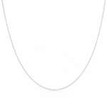 CORDAO  DE PRATA CADEADO ESPELHADO FIO 025 60 CM DE EXTENSÃO