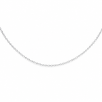 CORDAO  DE PRATA CADEADO ESPELHADO FIO 025 60 CM DE EXTENSÃO