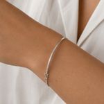 BRACELETE DE PRATA FIO QUADRADO F130
