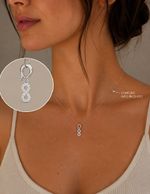 PINGENTE DE PRATA CLICK PAVE INFINITO 501506