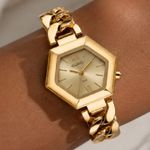 RELOGIO EURO FEMININO AÇO DOURADO