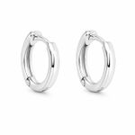 ARGOLA DE PRATA LISA REDONDA CLICK GRD DO TRIO 501402