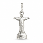 PINGENTE DE PRATA RELIGIOSO CRISTO REDENTOR