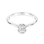 ANEL DE PRATA SOLITARIO 4 MM 501214