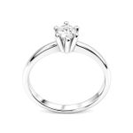ANEL DE PRATA SOLITARIO 4 MM 501214