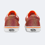 Tênis Vans Old Skool Infantil Sunrise Glitter Heart Tie Dye Multi White