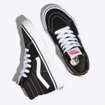 Tênis Vans Sk8-Hi Infantil Black True White
