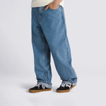 Calça Vans Check-5 Baggy Denim Pant Seasonal Hero: Knu Skool Stone Wash Blue