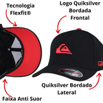 Boné Quiksilver Emb Solid Red