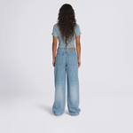 Calça Vans Sirelle Distressed Puddle Ss Stone Wash Blue