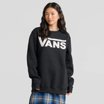 Moletom Vans Classic Crew Ll Black White