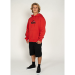Moletom Canguru Quiksilver Comp Logo Off White