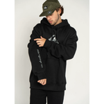 Moletom Canguru Quiksilver Comp Logo Off White