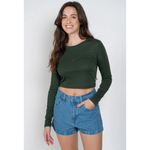 Blusa Roxy M/l Baby T Preto
